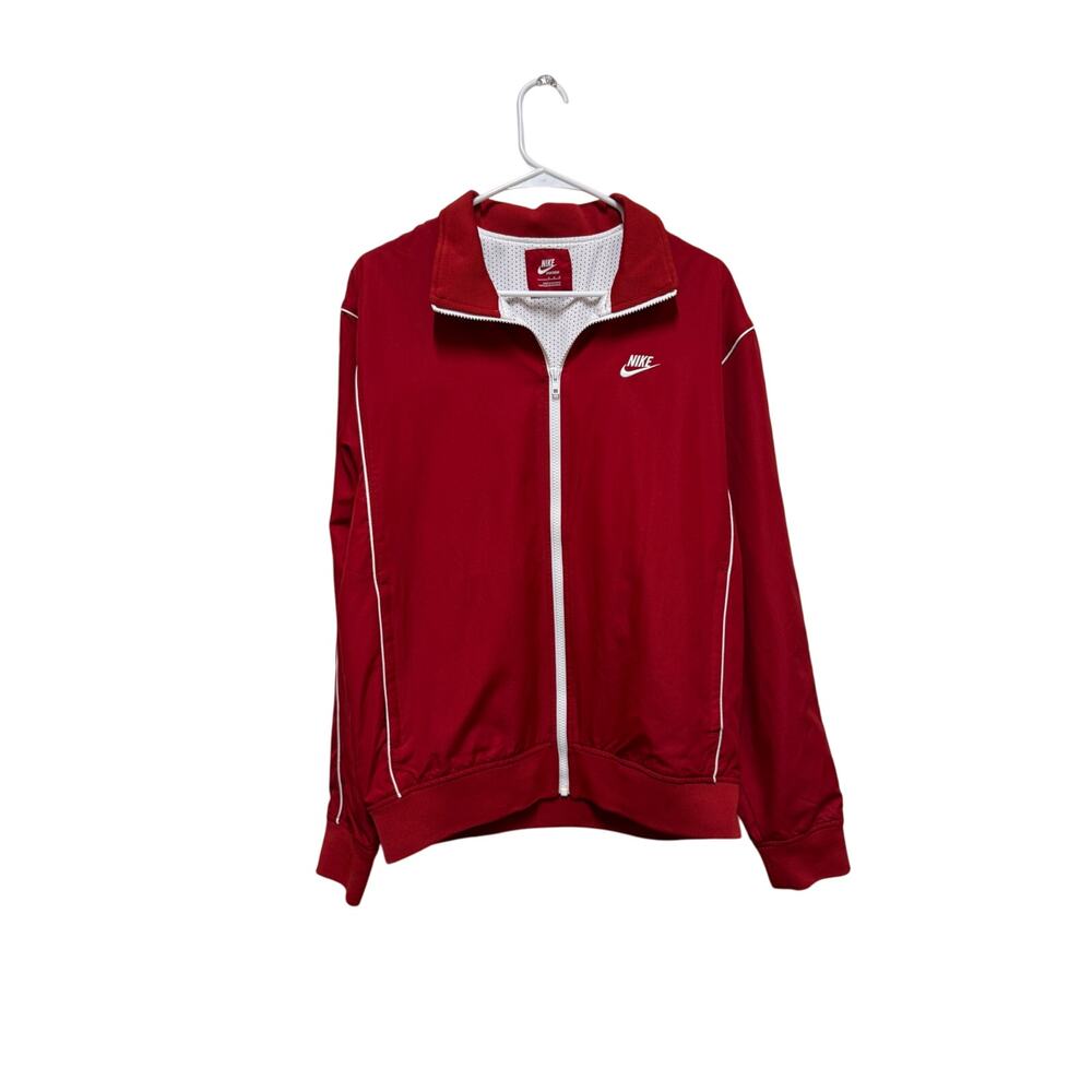 NWT Nike Sportswear Full Zip Jacket Red Size Medium Track Athletic jacket